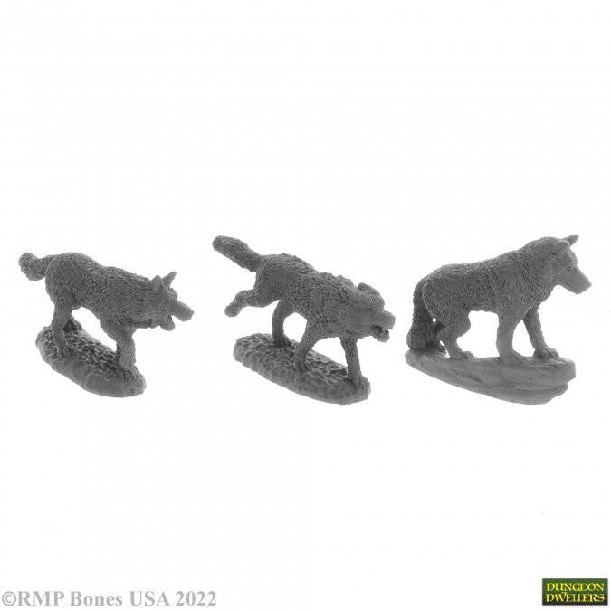 Bones USA Dungeon Dwellers Wolf Pack (3) (07038)